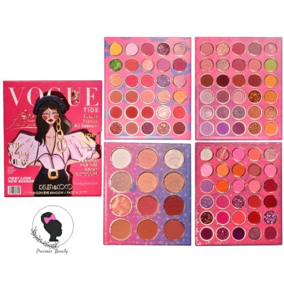 KEVIN&COCO Pink Vogue 102 Shades Eyeshadow Palette - Picture 2 of 3